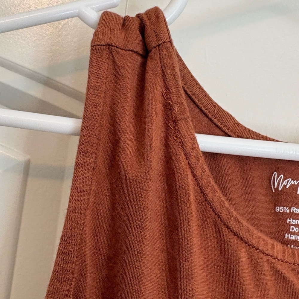 Momper Romper Terracotta Burnt Orange One Piece Harem Pant Jumpsuit 2T-3t - Picture 5 of 6